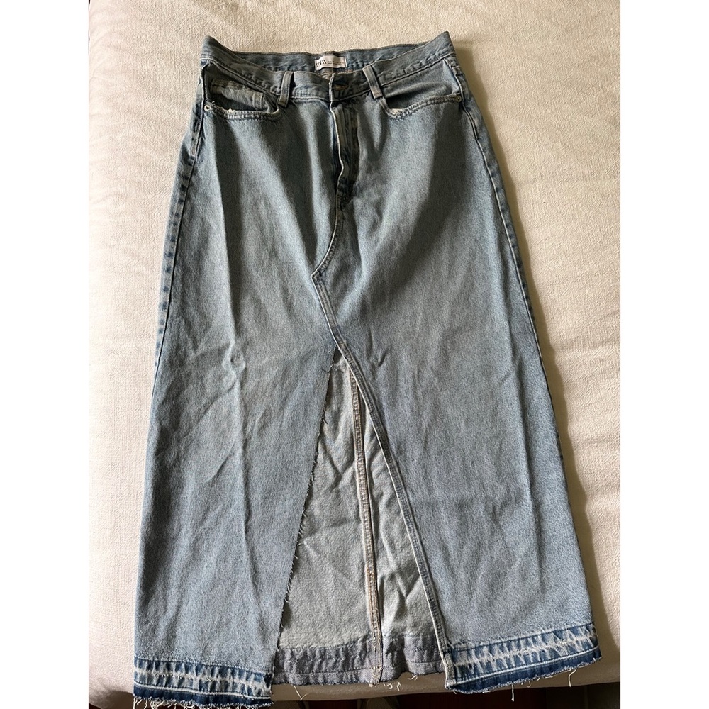 Zara denim skirt